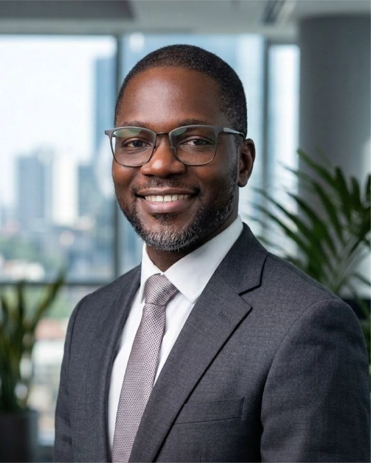Portrait of Mr. Enoch Adu Marfo, Chief Operating Officer of BlueHarbor Marine & Engineering
