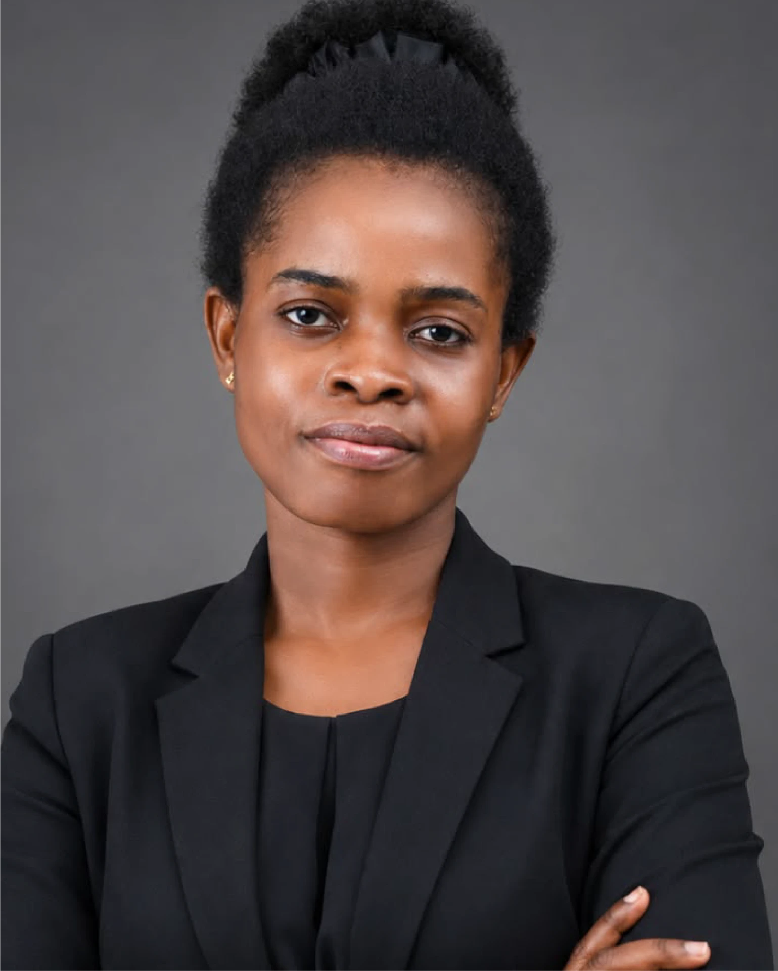 Portrait of Ms. Hagar Naa Baddoo, Corporate Administrative Officer of BlueHarbor Marine & Engineering