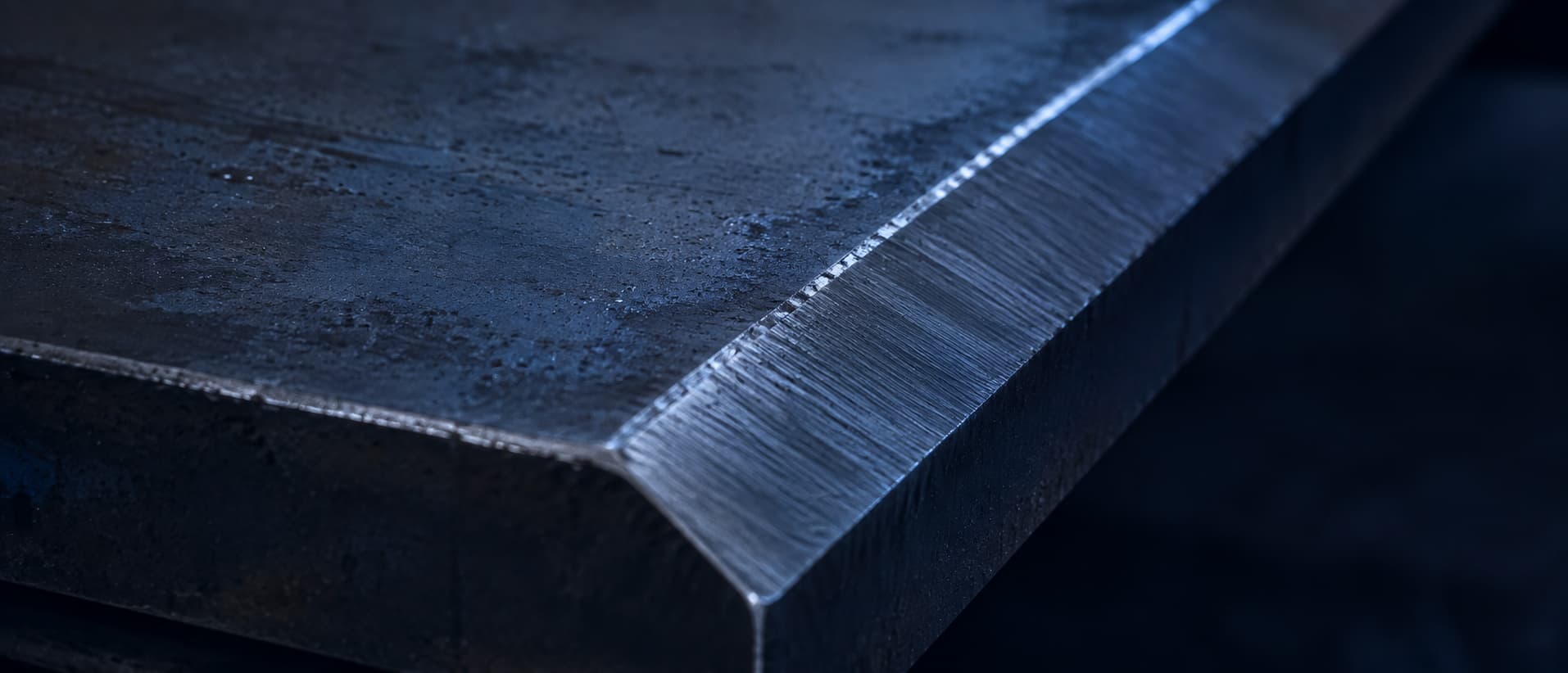 Steel hull sections in a shipbuilding yard