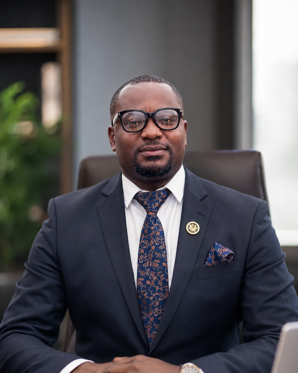 Portrait of Captain Thomas Kwao Eklu, Deputy Chairman & Chief Engineering and Technical Officer